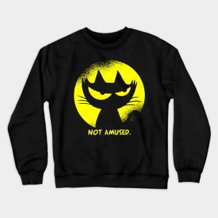 funny cat – Darkness the cat is not amused Crewneck Sweatshirt